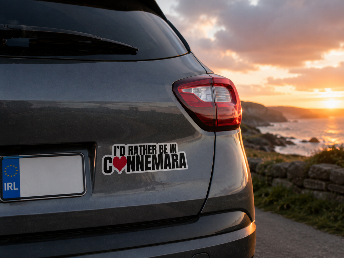 Id rather be in Connemara bumper sticker