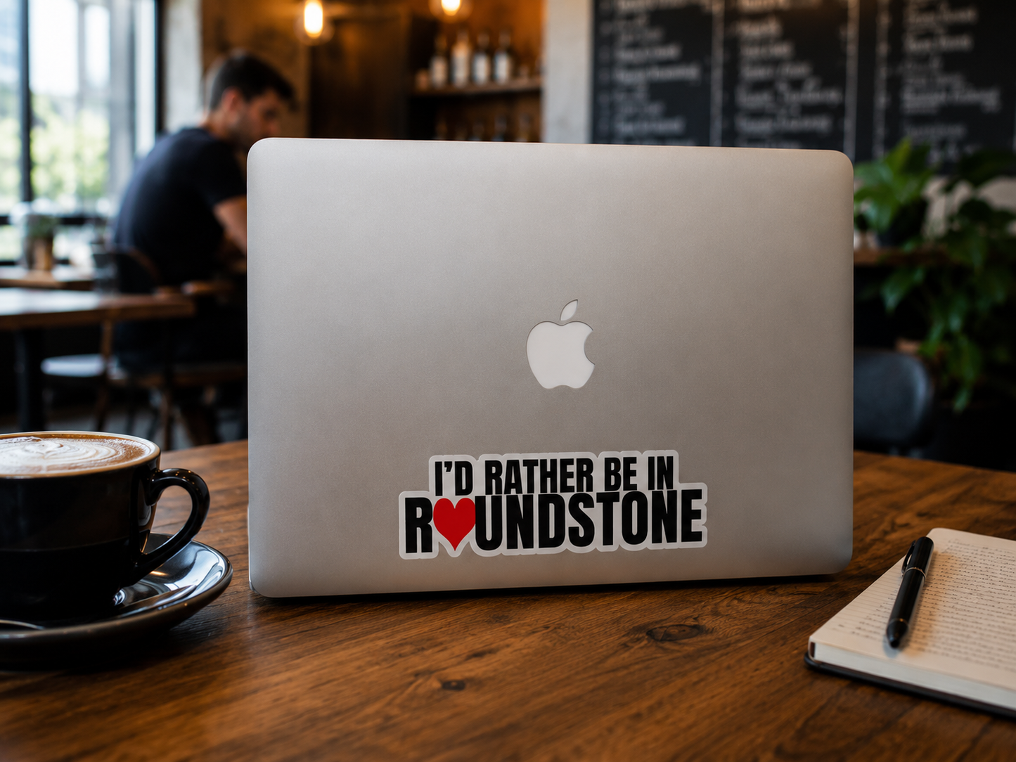 Id rather be in Roundstone bumper sticker