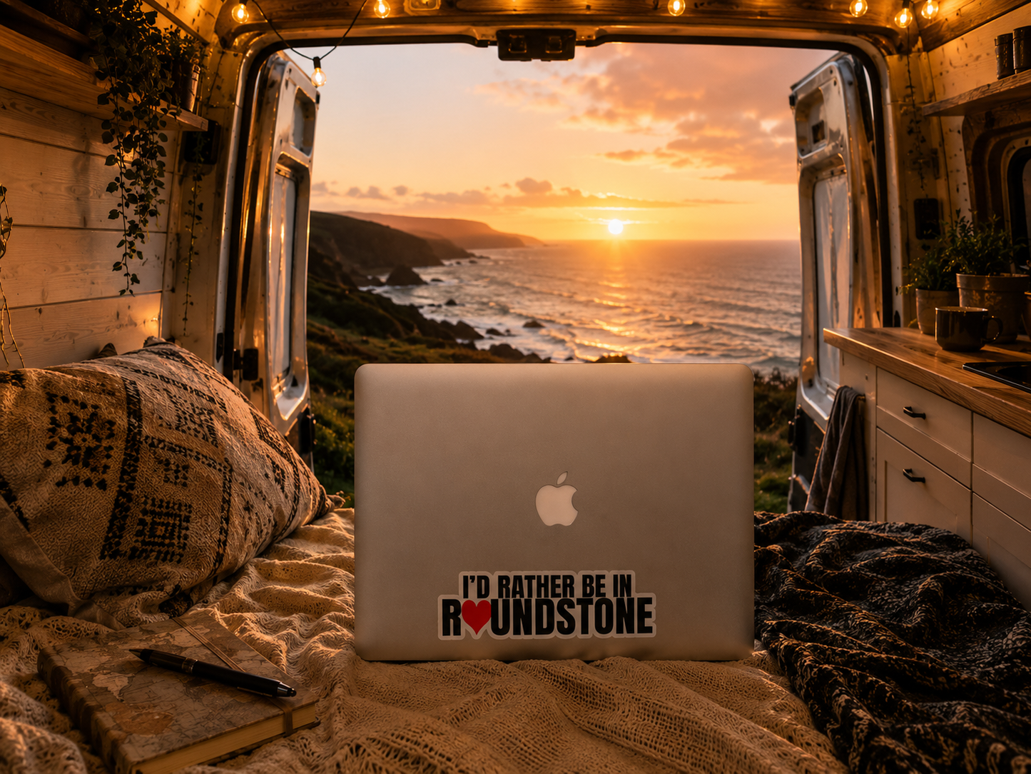 Id rather be in Roundstone bumper sticker