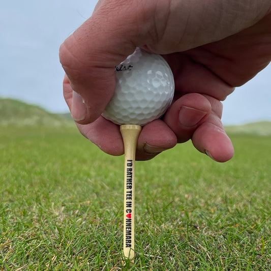 I'd Rather Tee in Connemara Bamboo Golf Tees