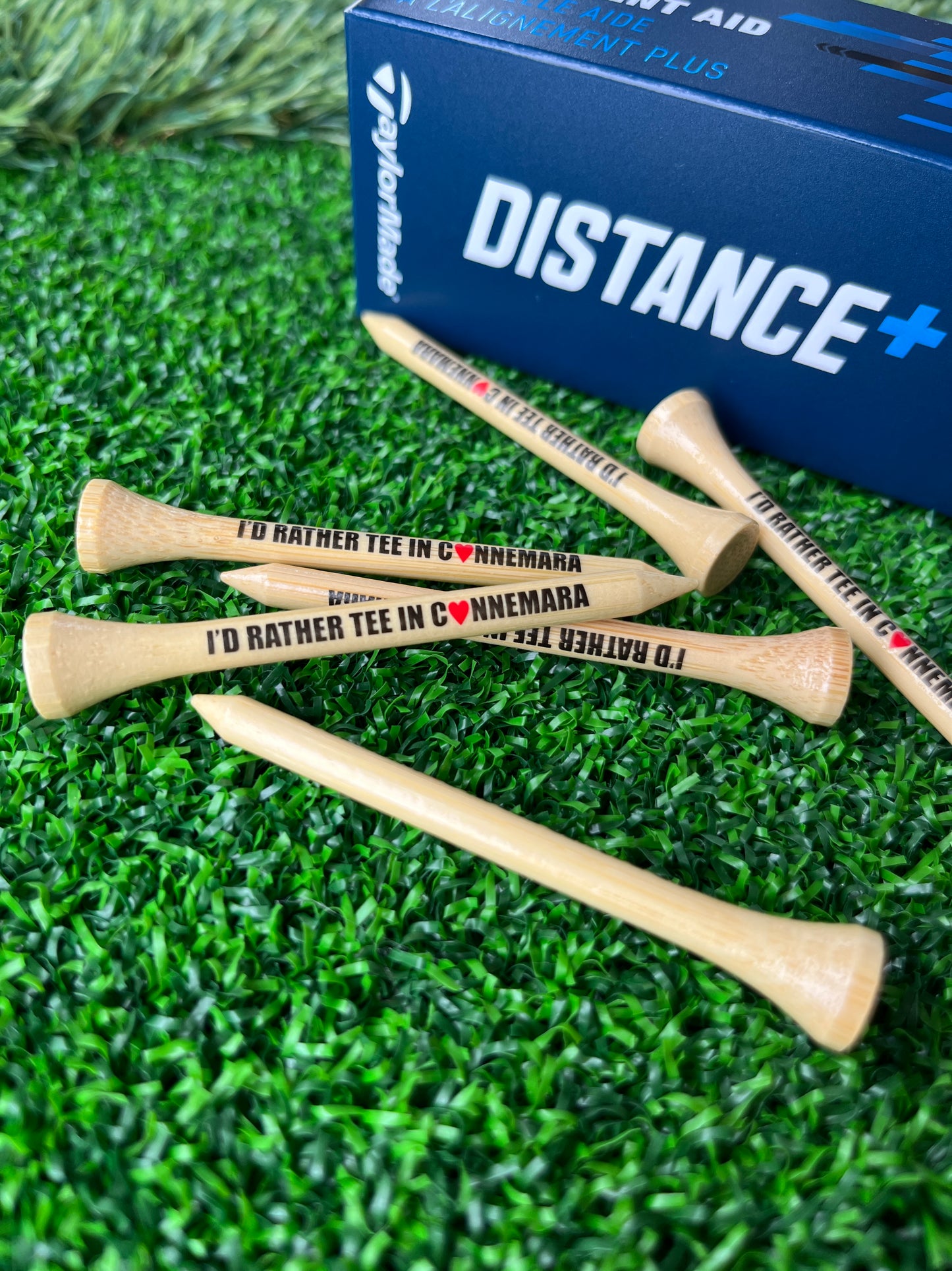I'd Rather Tee in Connemara Bamboo Golf Tees