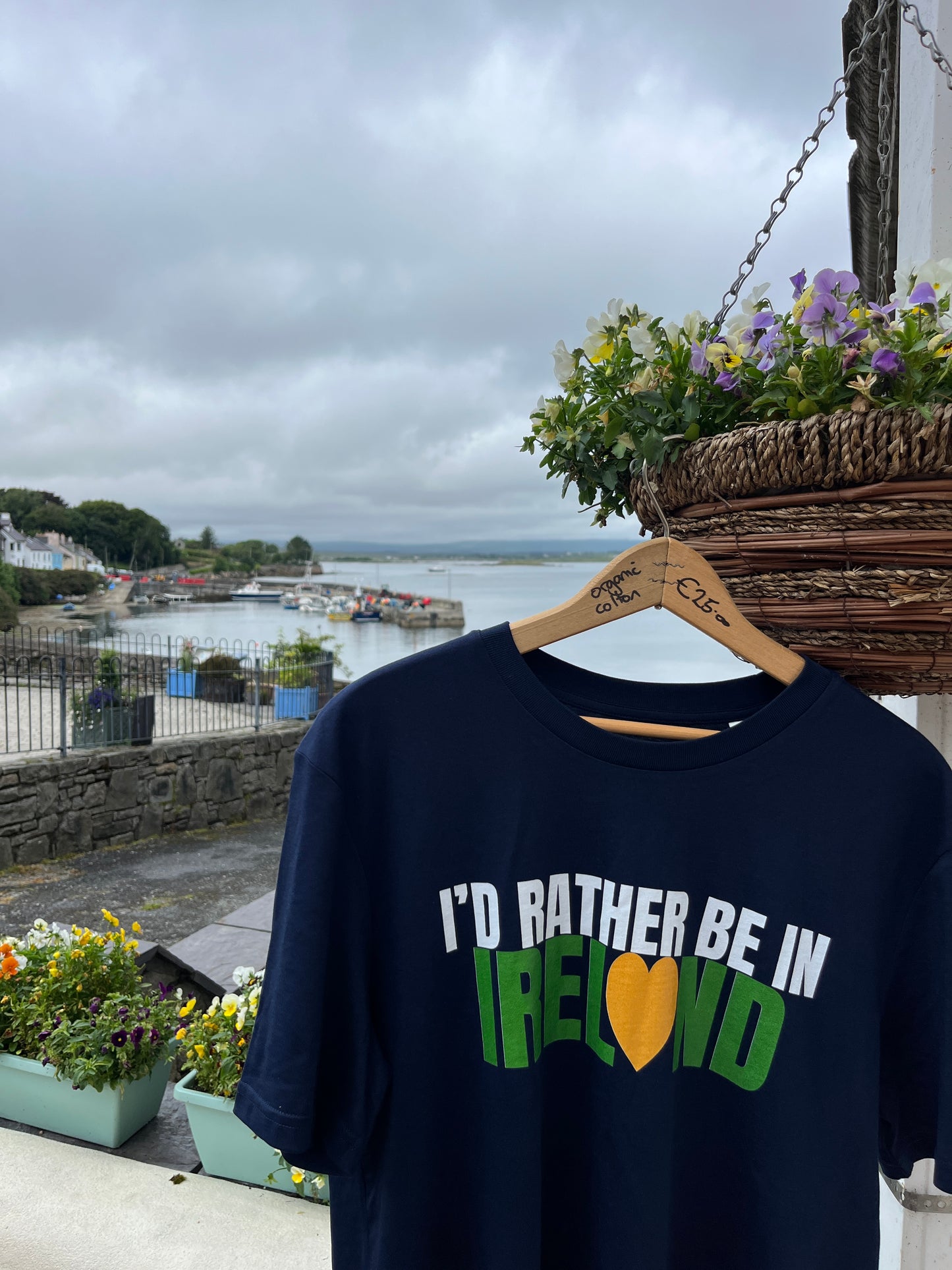 I'd Rather Be In Ireland Navy T-Shirt