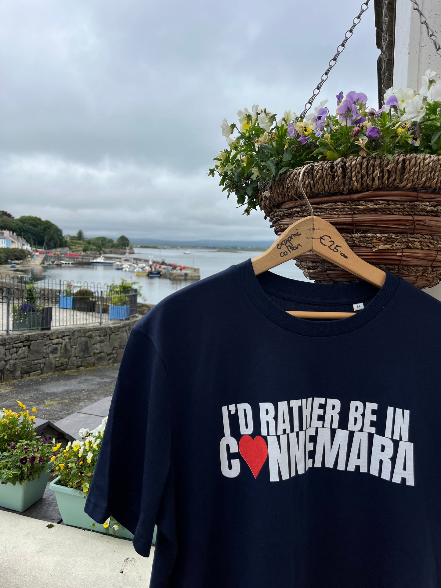 I'd Rather Be In Connemara Navy T-Shirt