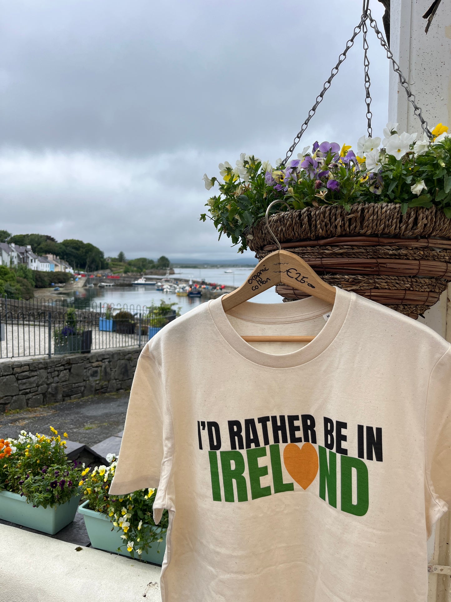 I'd Rather Be In Ireland Off White T-Shirt