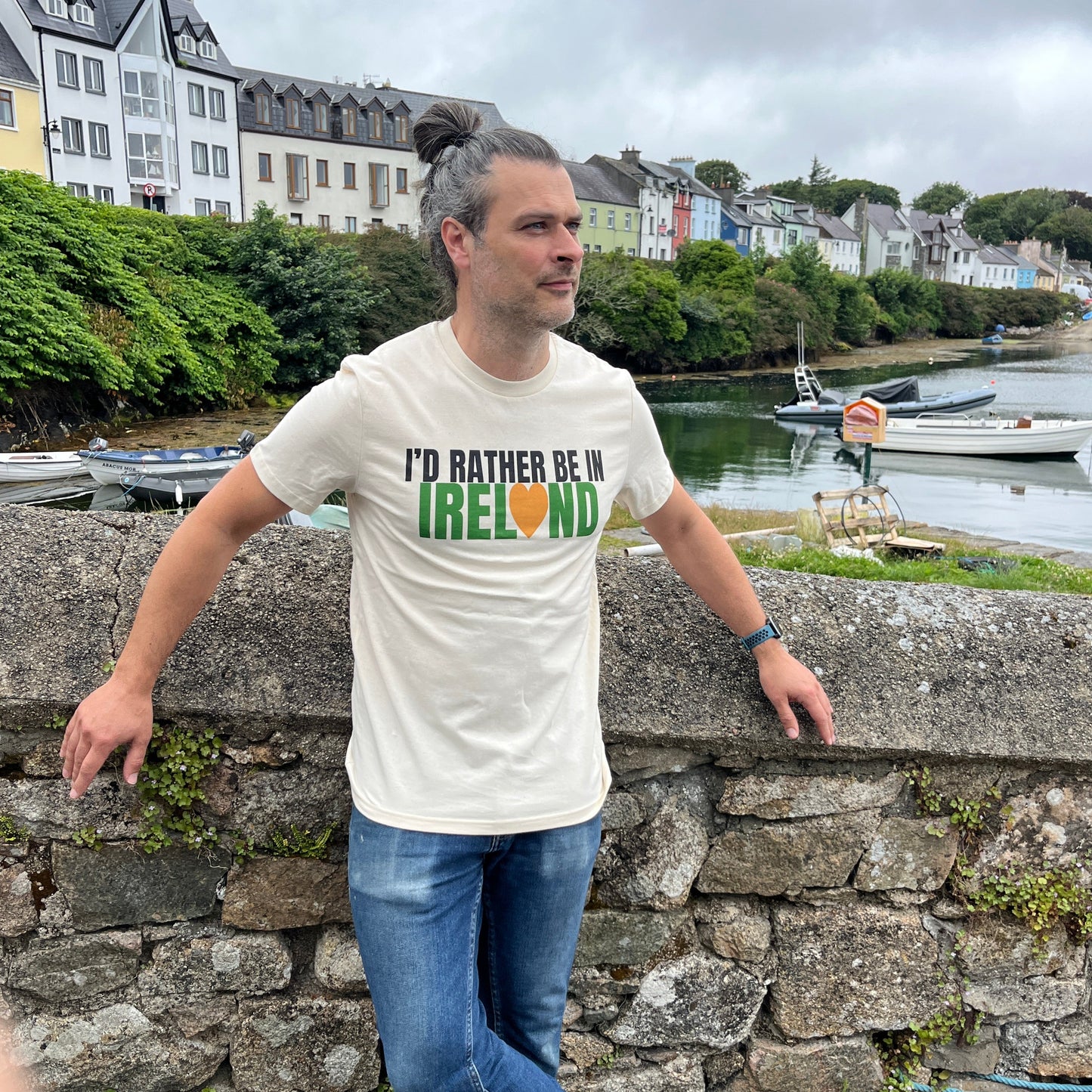 I'd Rather Be In Ireland Off White T-Shirt