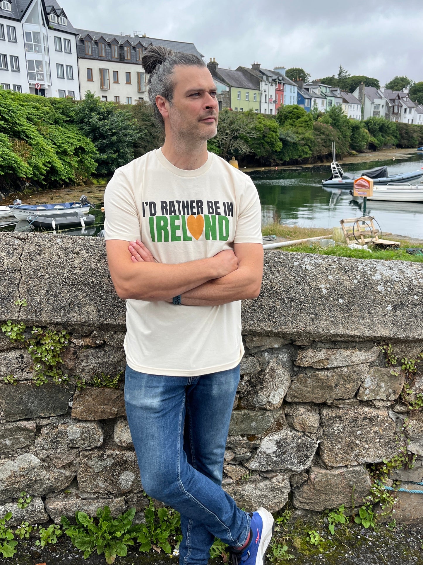 I'd Rather Be In Ireland Off White T-Shirt