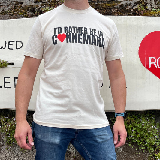 I'd Rather Be In Connemara Off white T-Shirt