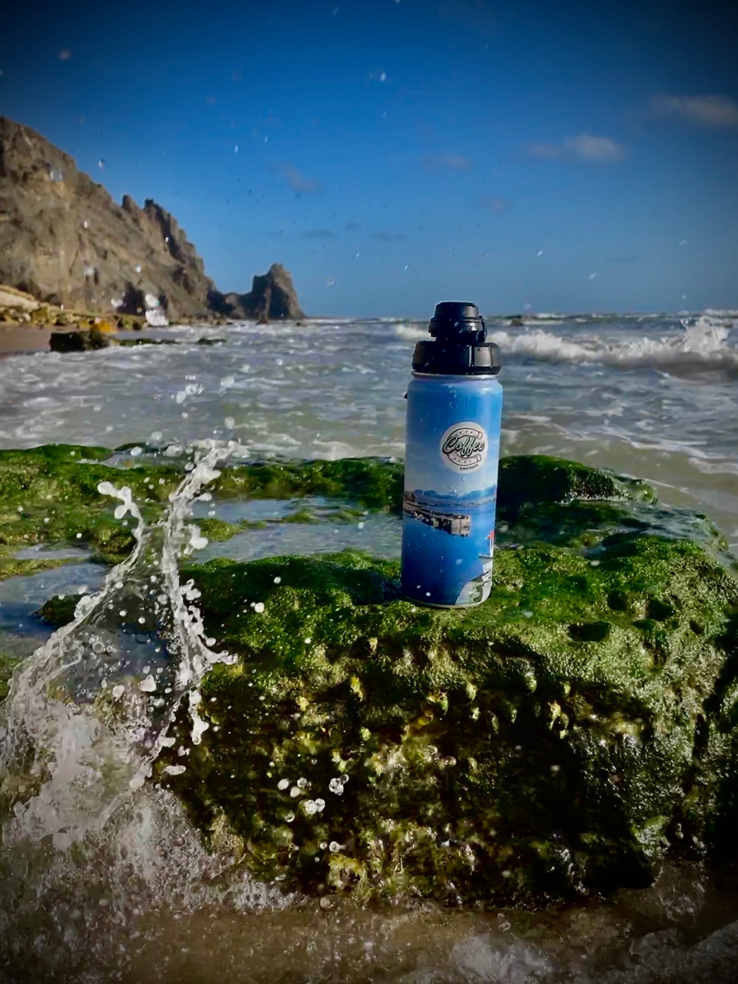 Coffee Cottage Insulated Water Bottle