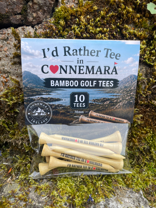 I'd Rather Tee in Connemara Bamboo Golf Tees