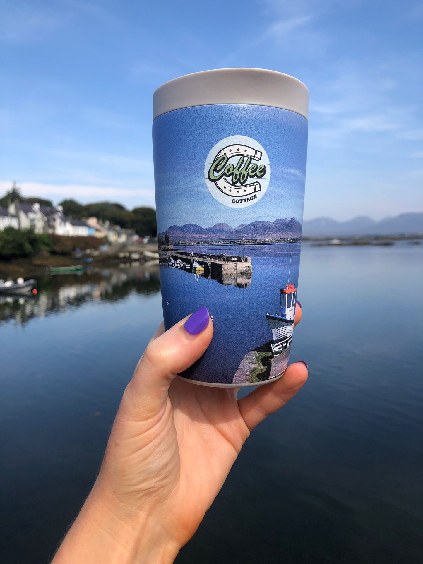 Coffee Cottage Insulated Travel Mug